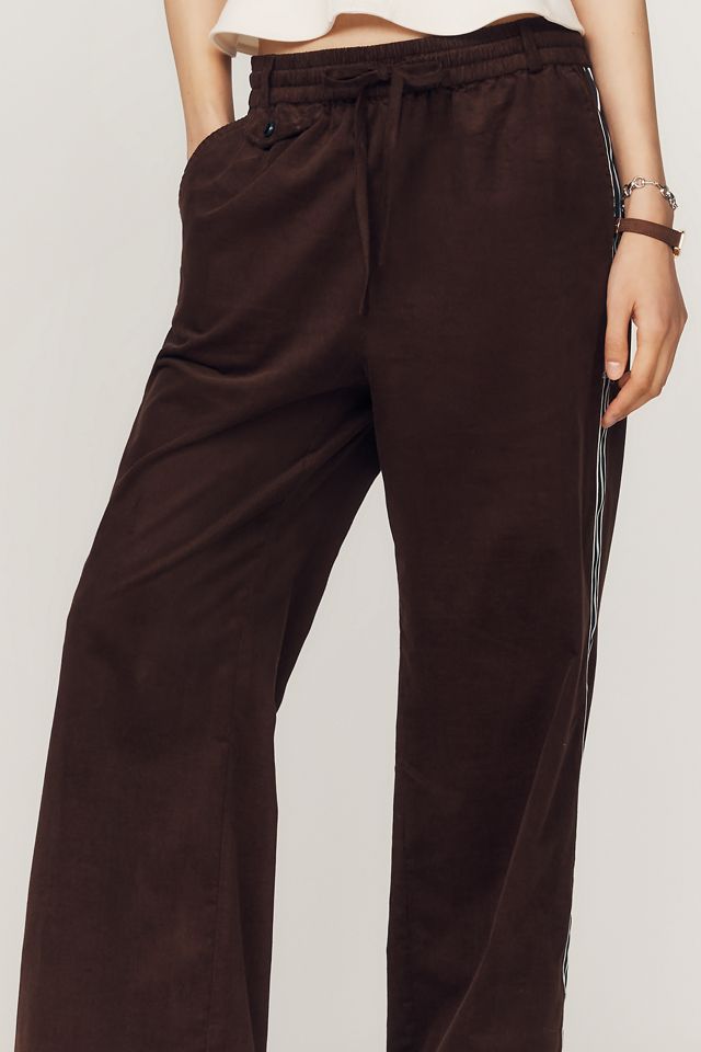 Pantalones de Pana de Pierna Ancha y Tiro Alto Brooklin de Maeve #2