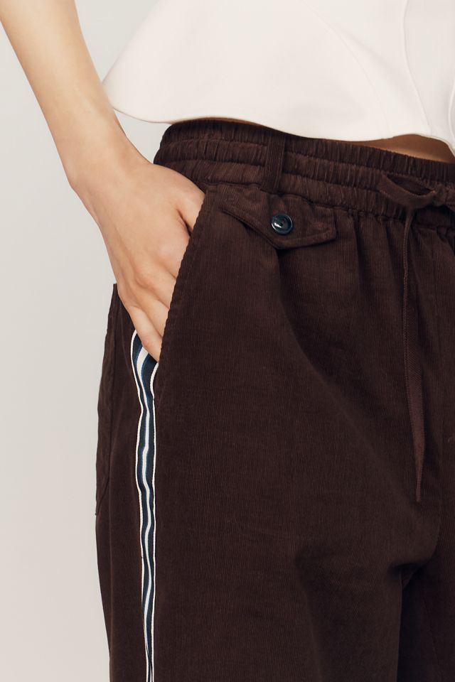 Pantalones de Pana de Pierna Ancha y Tiro Alto Brooklin de Maeve #3