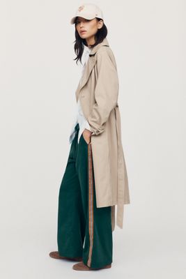 Maeve Brooklin Corduroy High-Rise Wide-Leg Pants