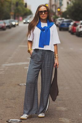 @merricksart x Maeve Brooklin Tie-Front Pull-On Pants