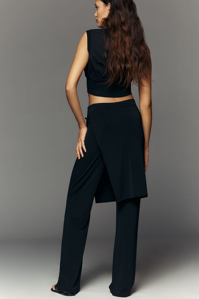By Anthropologie Wrap Skirt Pants #1