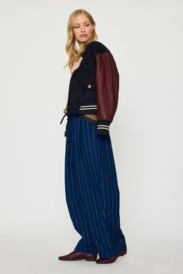 Pantalon fuselé à carreaux brossés Billie By Anthropologie