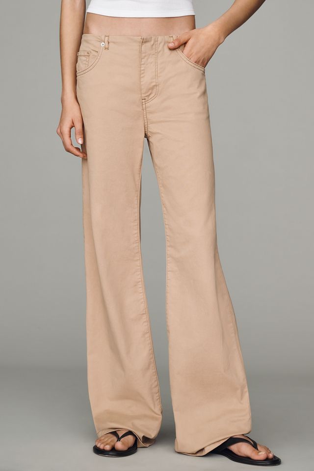 Pilcro Cotton Twill Stovepipe Pants #1