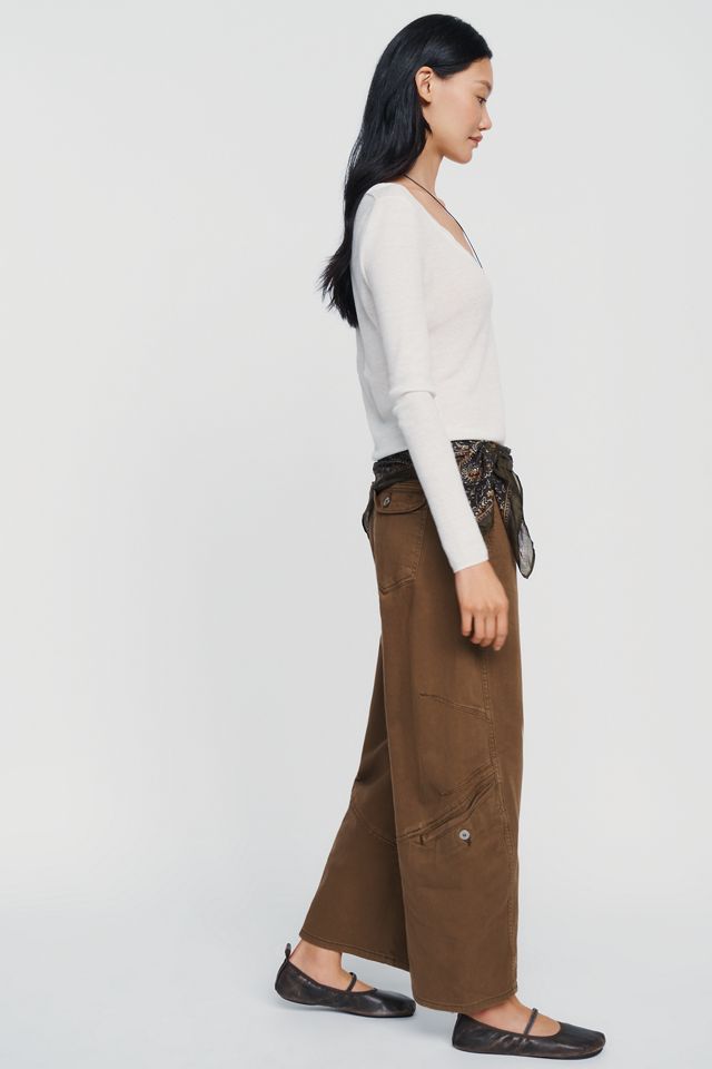 Pilcro Tapered Wide Leg Pants #2