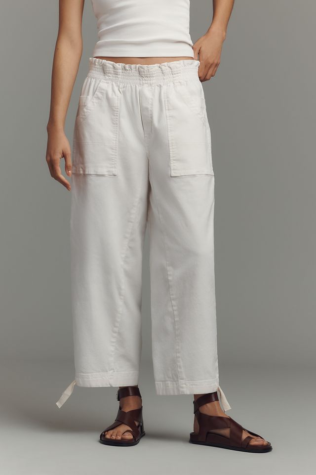 Pilcro Crop Wide-Leg Workwear Pants #1