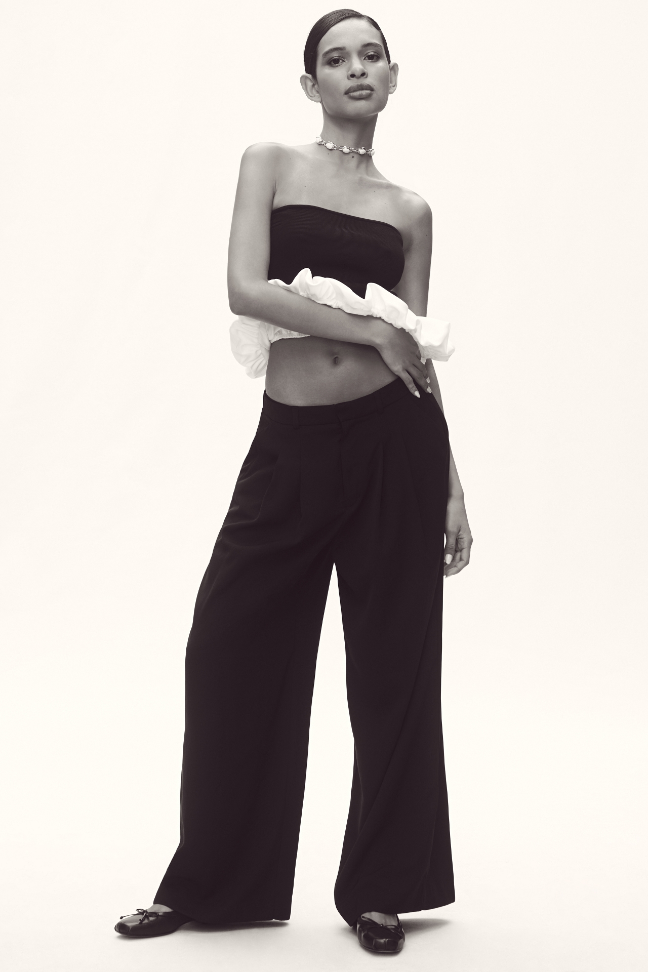 Maeve Wide-Leg Trouser Pants