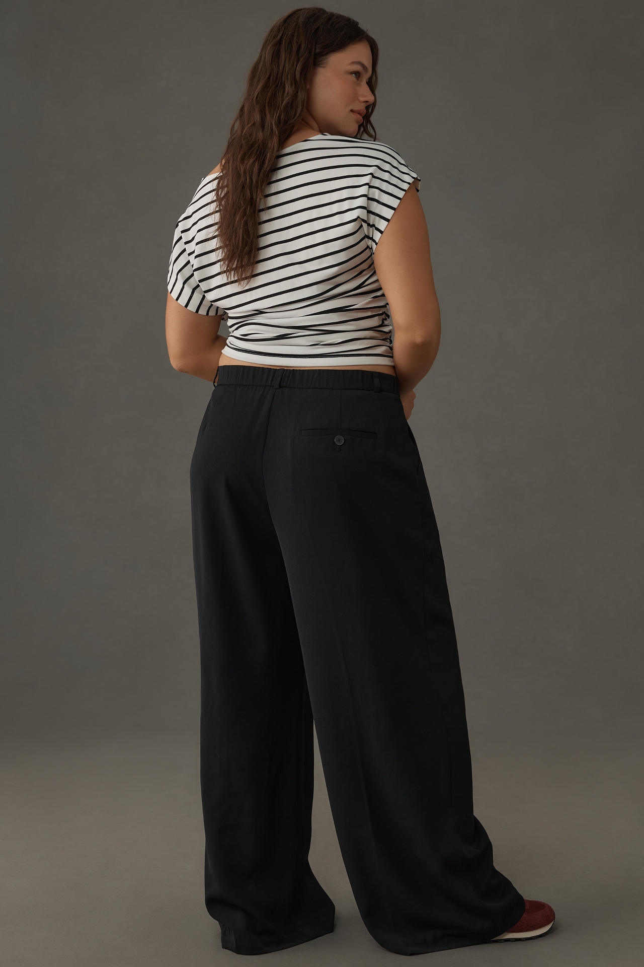 Maeve Wide-Leg Trouser Pants