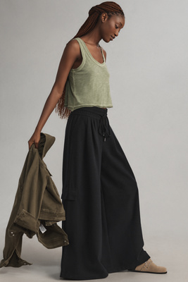 Maude Georgina Puff-Sleeve Scoop-Neck Midi Dress