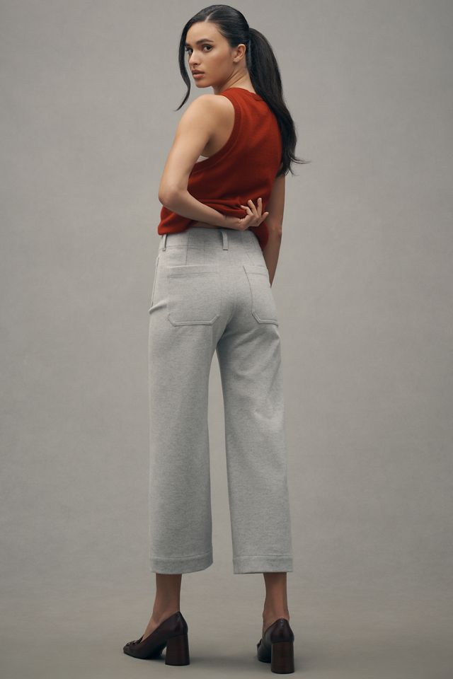 The Colette Brushed Knit Crop Wide-Leg Pants by Maeve #2