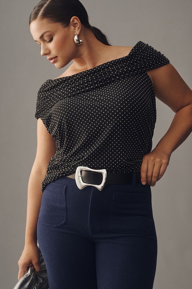 The Colette Brushed Knit Crop Wide-Leg Pants by Maeve #6