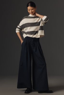Maeve Wide-Leg Menswear Pants product page