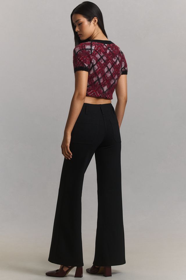 The Junie High-Rise Wide-Leg Flare Pants by Maeve #2