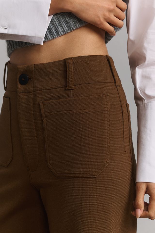 The Colette Knit Full-Length Wide-Leg Pants by Maeve #3