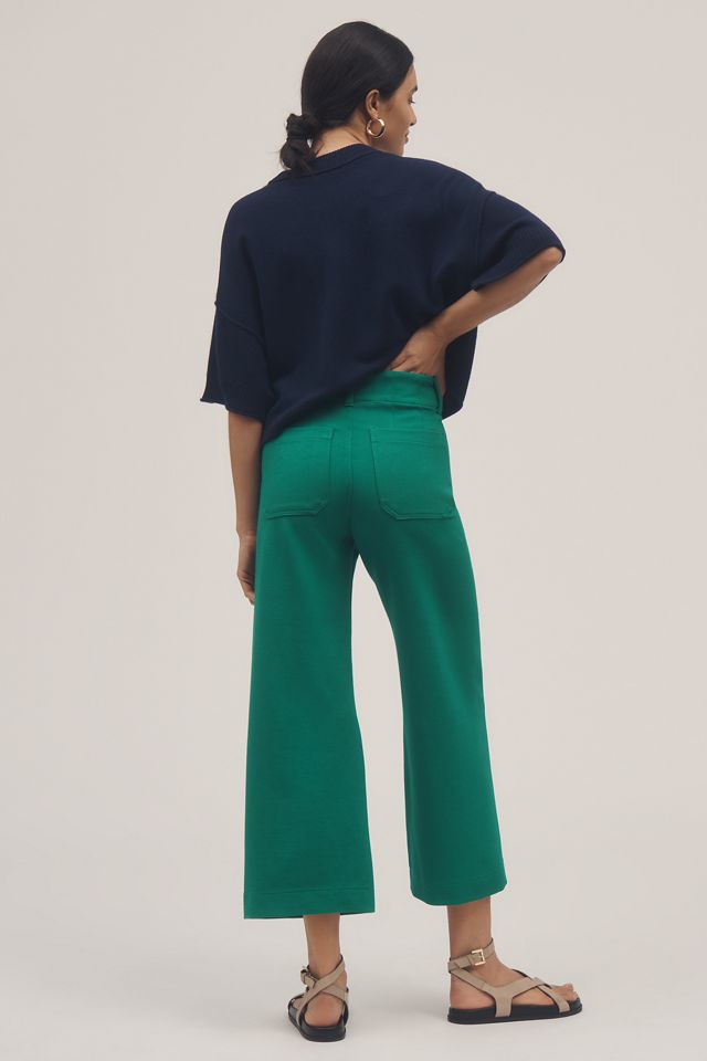 The Colette Knit Crop Wide-Leg Pants by Maeve #2