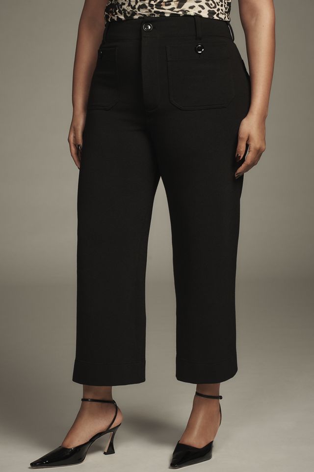 The Colette Knit Crop Wide-Leg Pants by Maeve #5