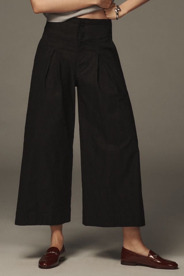 Maeve A-Line Yoke Culotte Pants #1
