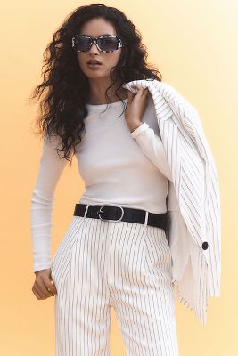 MAEVE THE AVERY ELASTIC-BACK TROUSERS BY MAEVE PANTS 
