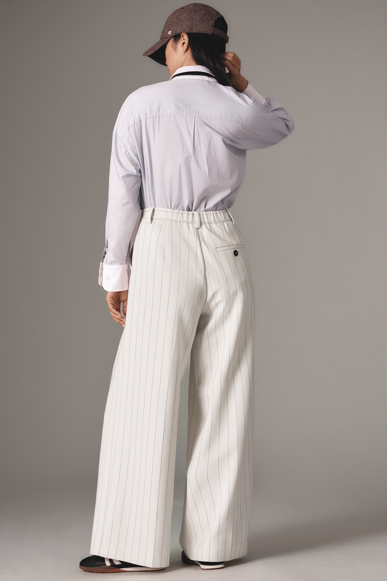 The Avery Elastic-Back Trousers by Maeve