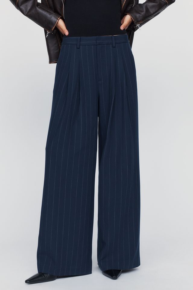 Maeve Avery Pinstripe Tailored Trousers #1