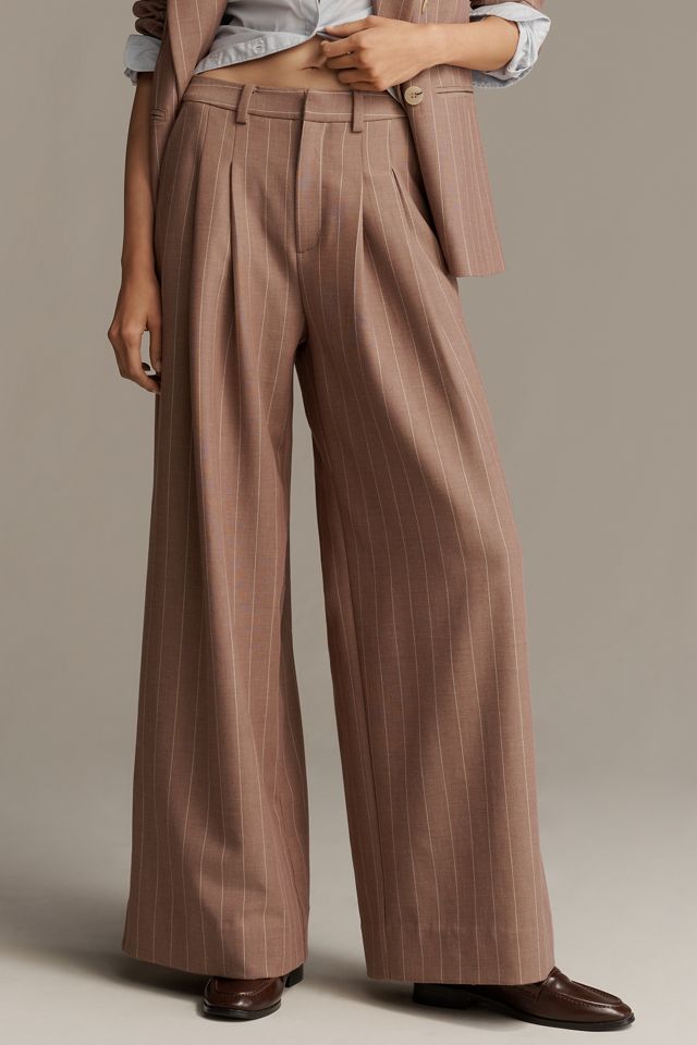 The Avery Pleated Wide-Leg Trousers by Maeve ​ #2