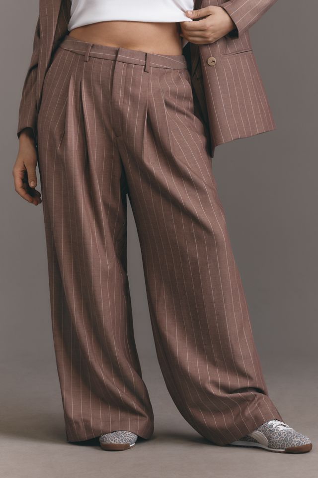 The Avery Pleated Wide-Leg Trousers by Maeve ​ #7