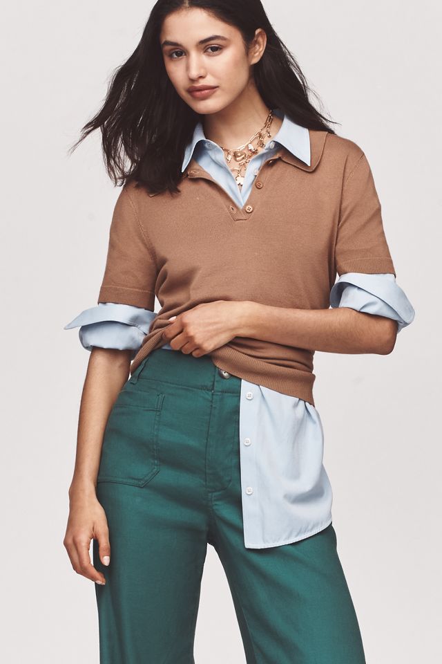 The Colette Linen Full-Length Wide-Leg Pants by Maeve #3