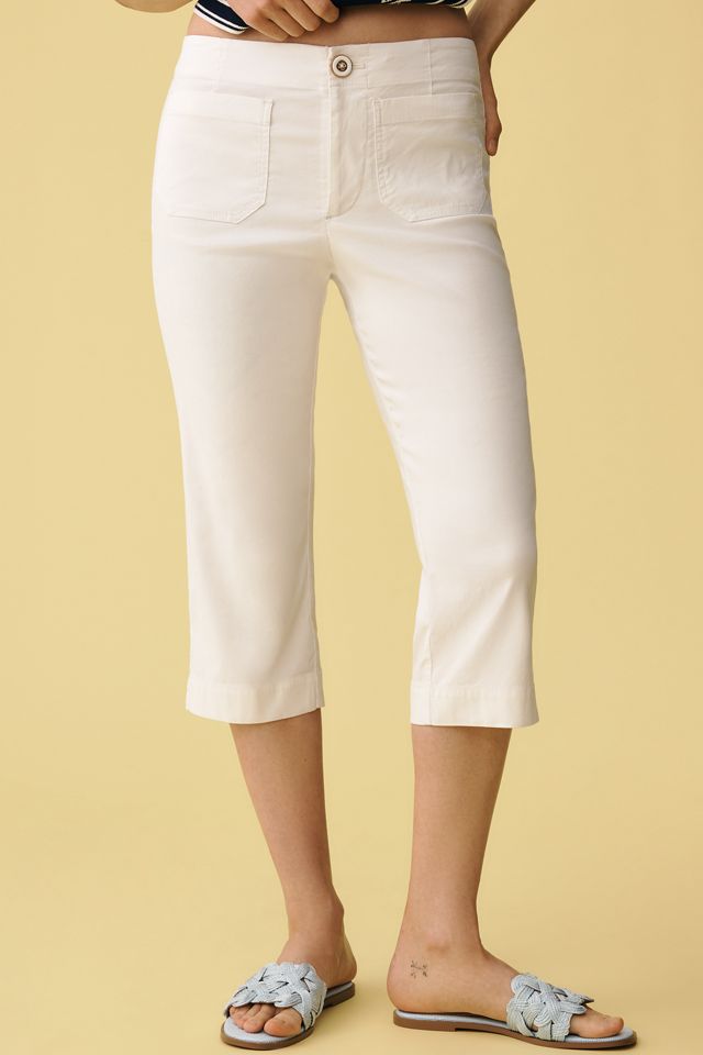 Maeve Linen Blend Capri Pants #1
