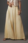 The Tobie Button-Front Pleated Shirt Dress by Exquise: Linen Edition