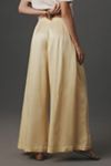 The Tobie Button-Front Pleated Shirt Dress by Exquise: Linen Edition