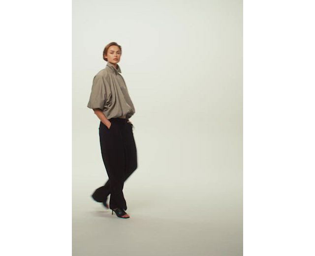 The Avery Wide-Leg Pleated Trousers by Maeve | Anthropologie