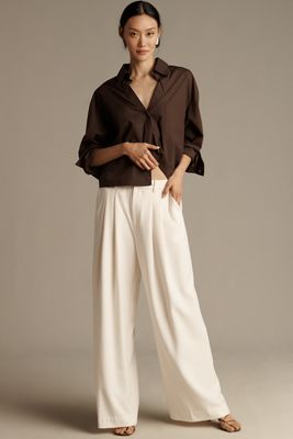 Women's White Wide Leg Pants