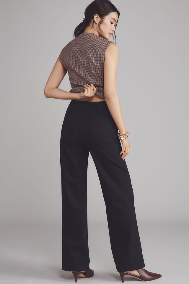 The Colette Ponte Full-Length Wide-Leg Pants by Maeve #2