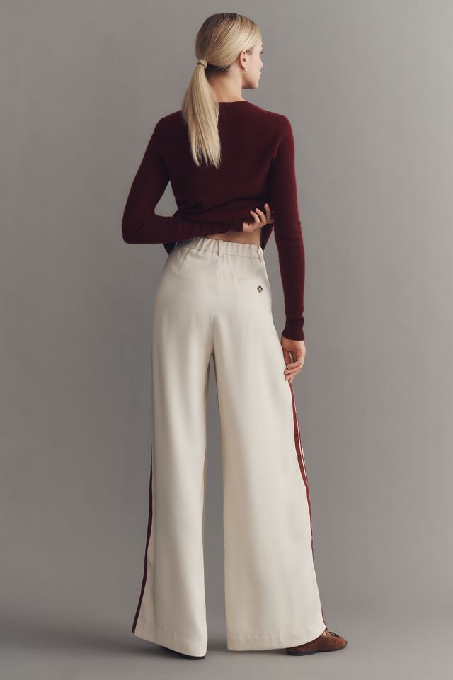 The Avery Pleated Track Trousers by Maeve