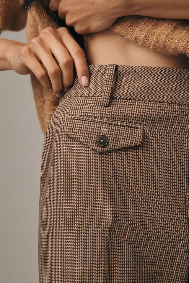 Maeve Plaid Full-Length Trouser Pants #2