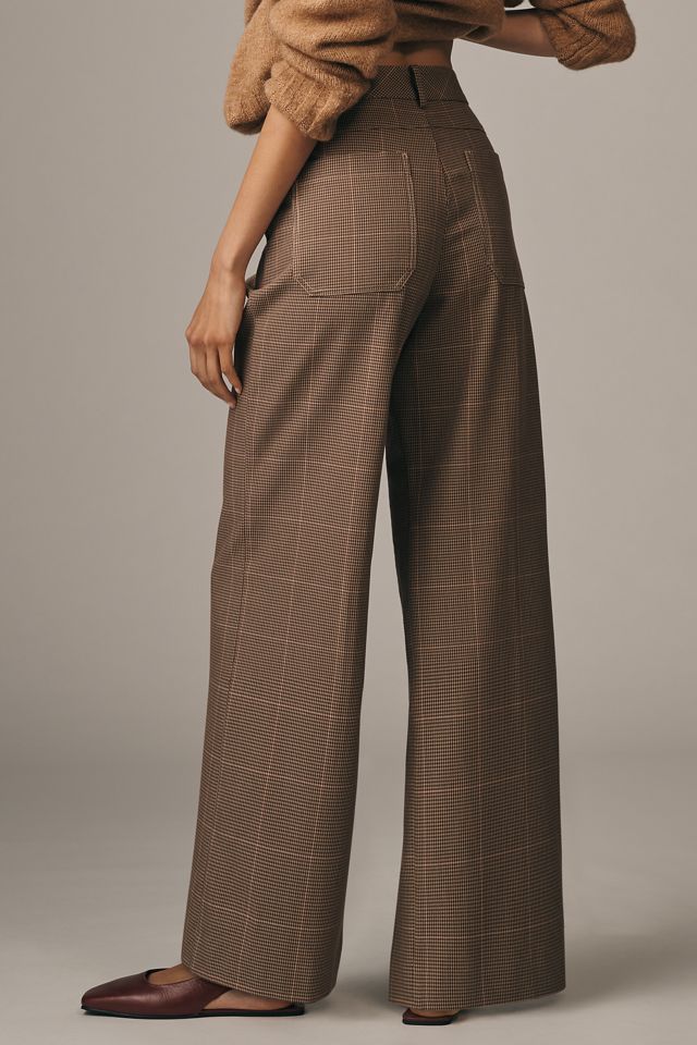 Maeve Plaid Full-Length Trouser Pants #3