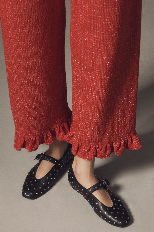 The Colette Crop Tweed Rüschensaum-Hose von Maeve #1