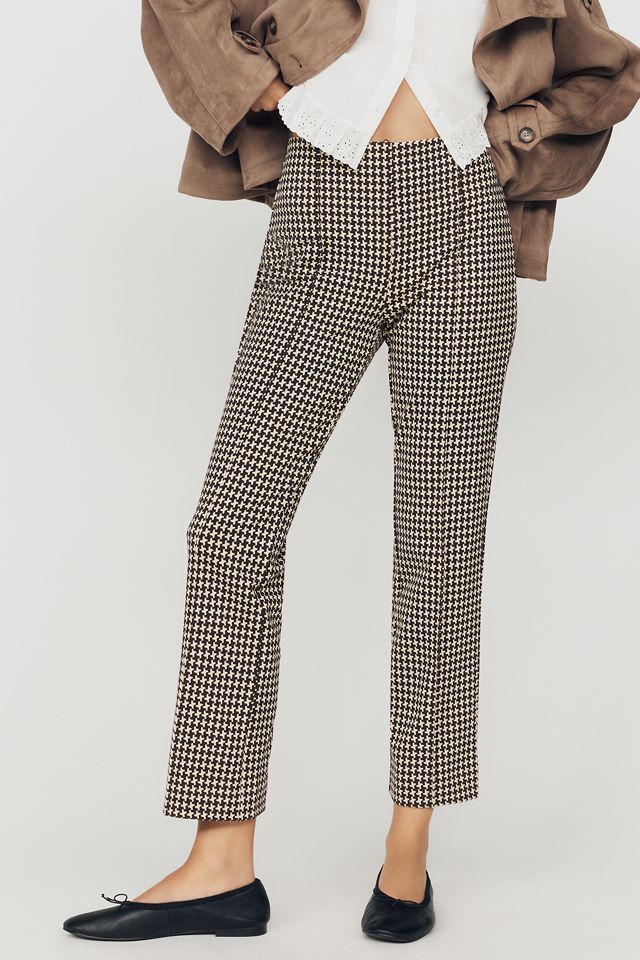 Poppy Printed Kick-Flare Pull-On Pants by Maeve #1