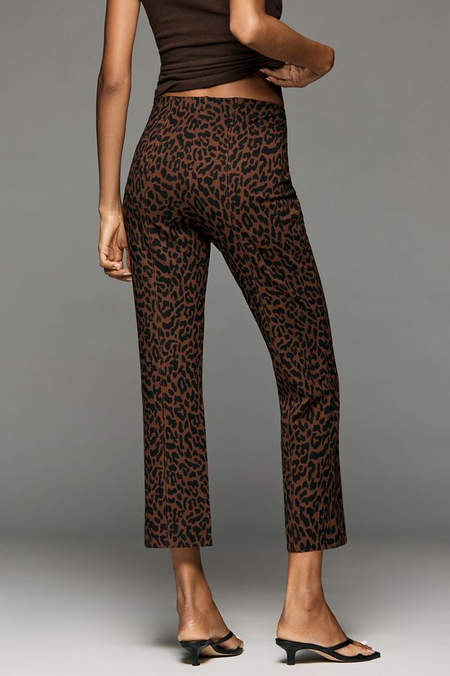 Poppy Printed Kick-Flare Pull-On Pants by Maeve #2