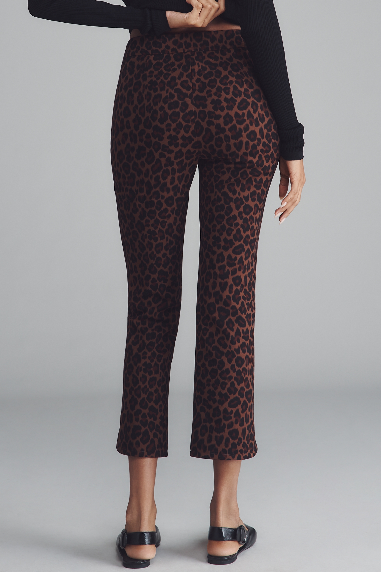 Maeve Crop Slim Pull-On Pants