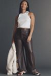 The @merricksart Colette Full-Length Faux-Leather Studded Pants by Maeve