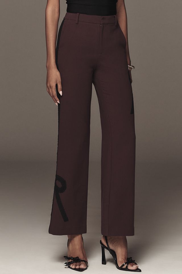 Maeve Ribbon Slim Flare Trouser #1