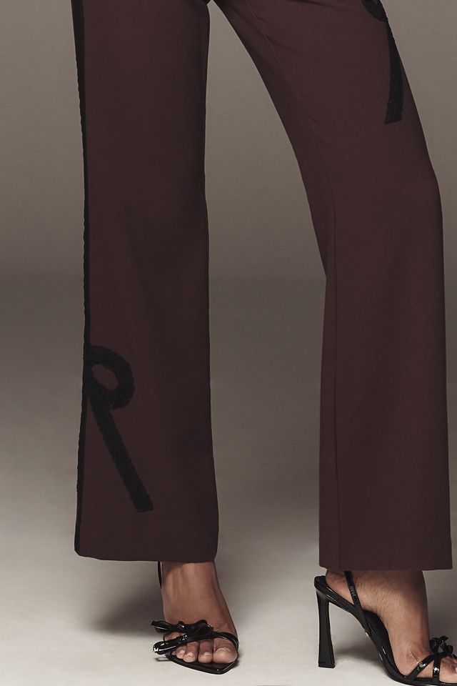 Maeve Ribbon Slim Flare Trouser #3