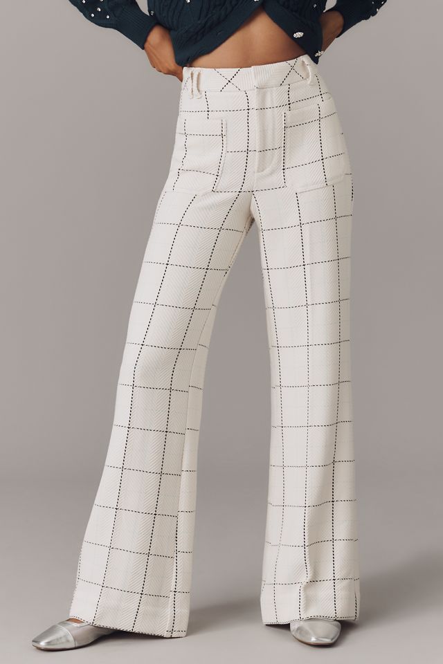 Maeve Knit Jude Plaid Trousers #2
