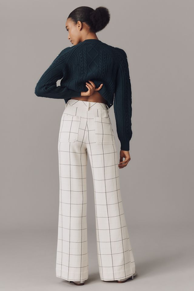 Maeve Knit Jude Plaid Trousers #3