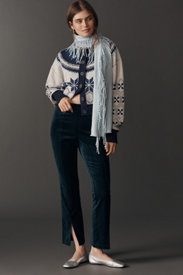 Maeve High-rise Skinny Pants In Blue