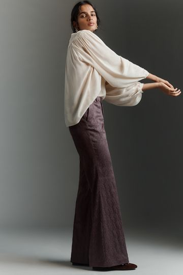 By Anthropologie Long-Sleeve Slim Sweater Midi Dress