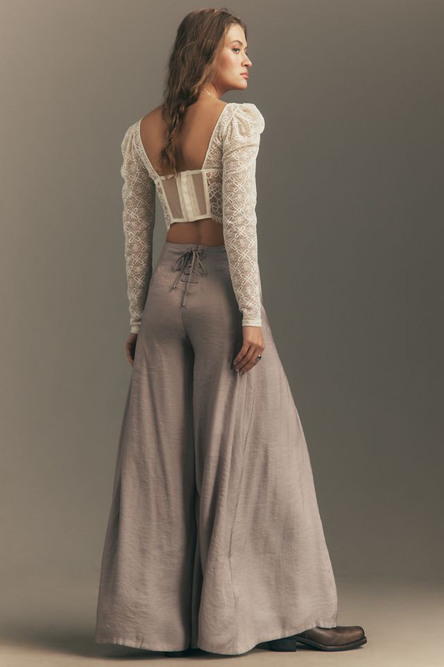 Pilcro Skirty Wide-Leg Trousers #3