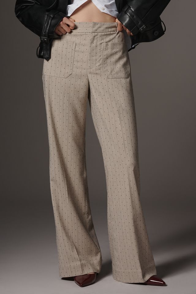 Maeve Jude Sparkle Pinstripe Trousers #1