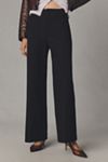 The Colette Cropped Wide-Leg Faux Leather Pants by Maeve