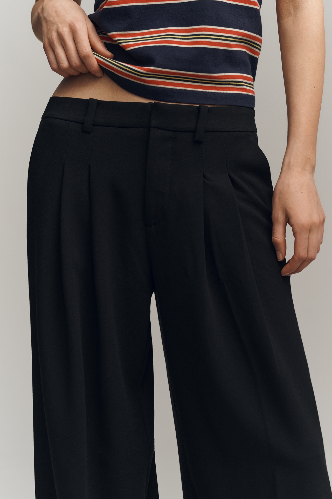The Avery Low-Rise Trousers by Maeve